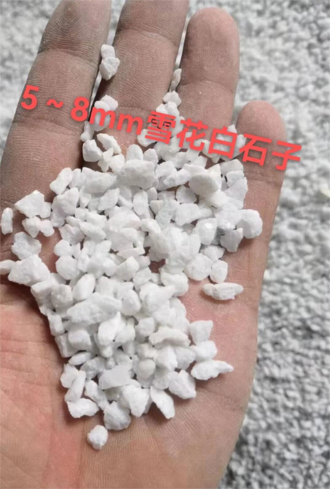 山东省水磨石用雪花白石子十大生产厂家